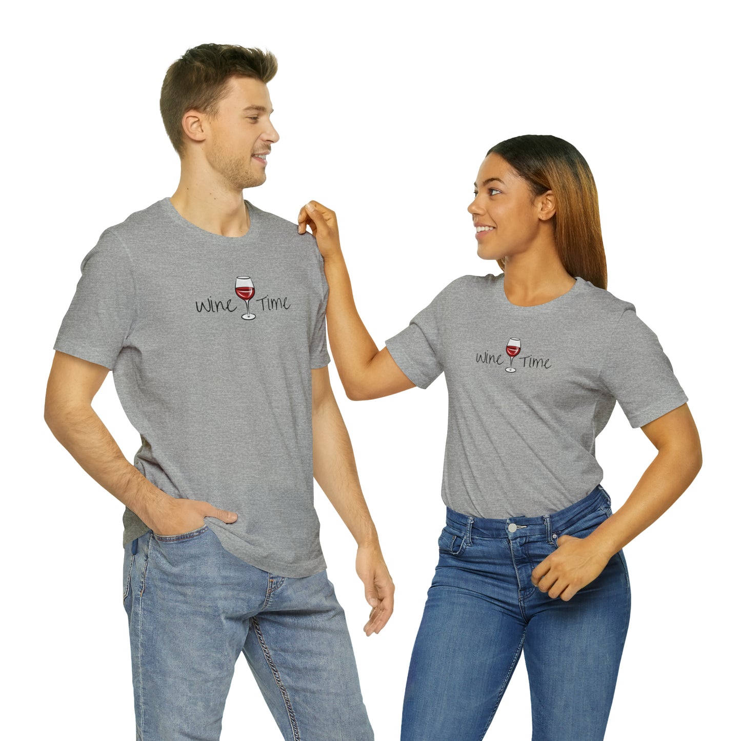 Wine Time Unisex Jersey Short Sleeve Tee