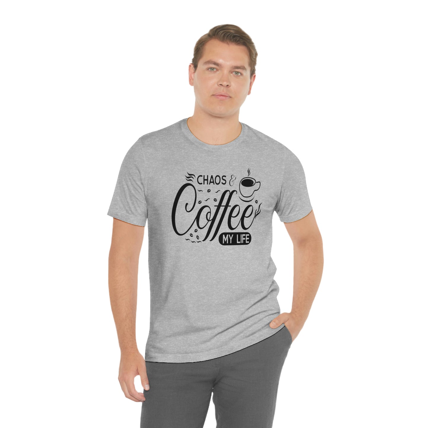 Chaos Coffee Unisex Jersey Short Sleeve Tee