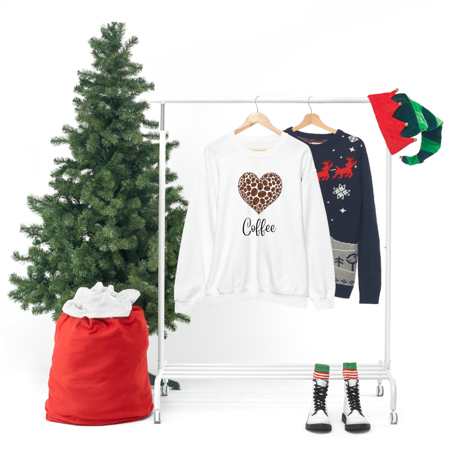 Coffee Unisex Heavy Blend™ Crewneck Sweatshirt