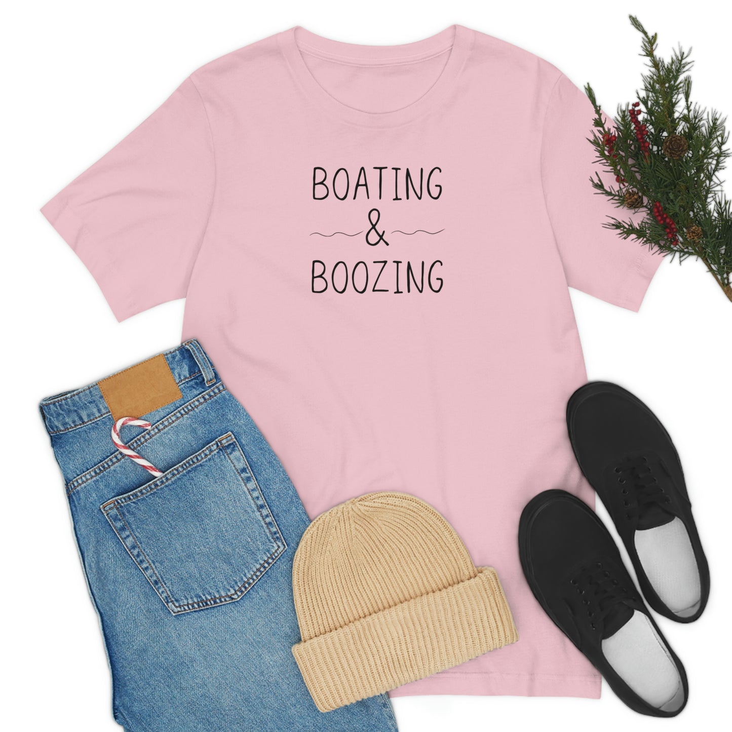 Boating & Boozing Unisex Jersey Short Sleeve Tee