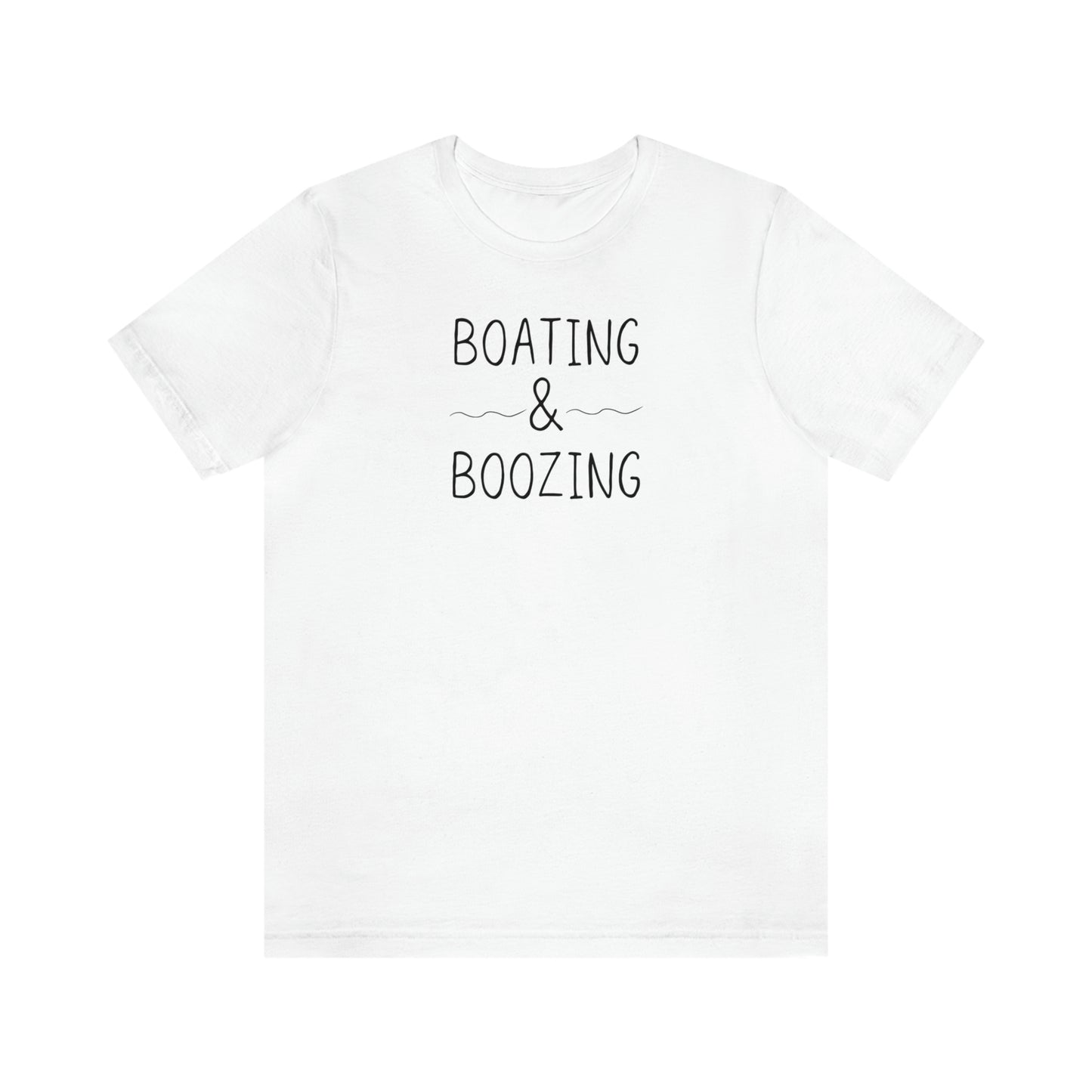 Boating & Boozing Unisex Jersey Short Sleeve Tee