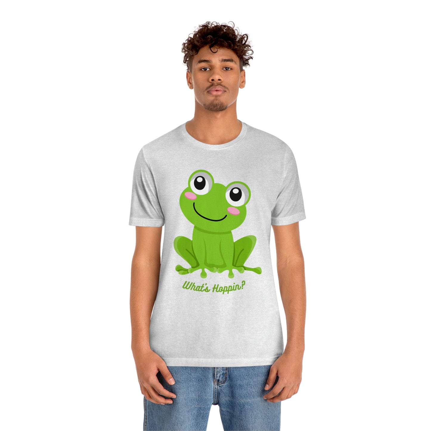 What's Hoppin? Frog Unisex Jersey Short Sleeve Tee