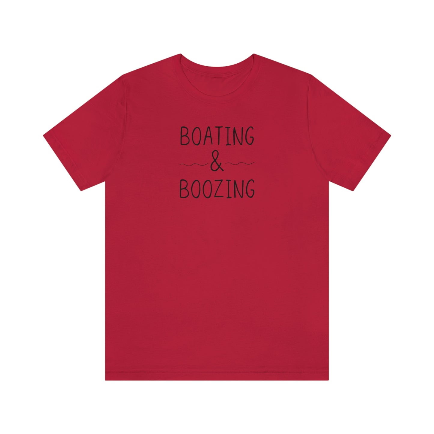 Boating & Boozing Unisex Jersey Short Sleeve Tee