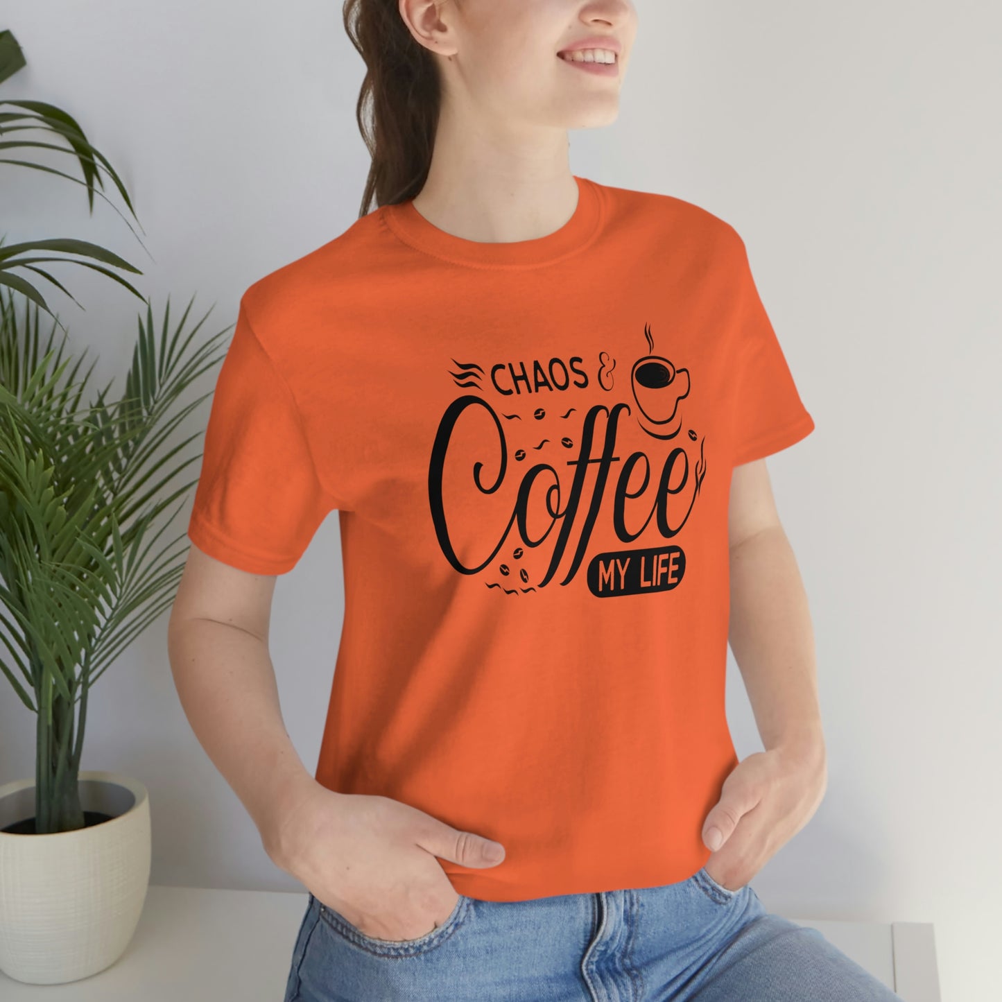 Chaos Coffee Unisex Jersey Short Sleeve Tee