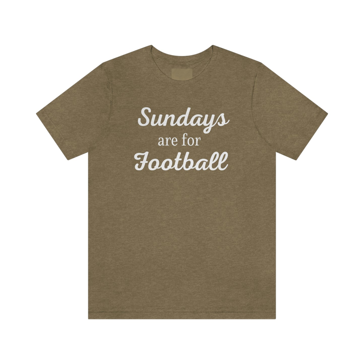 Sundays are for Football Unisex Jersey Short Sleeve Tee