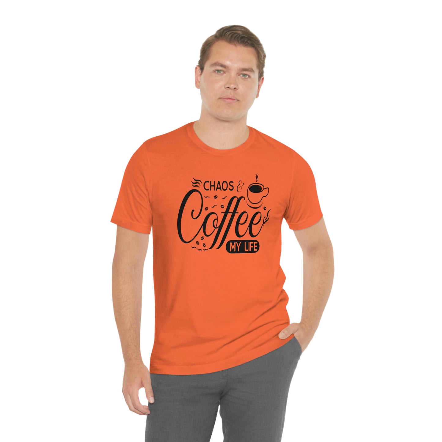 Chaos Coffee Unisex Jersey Short Sleeve Tee