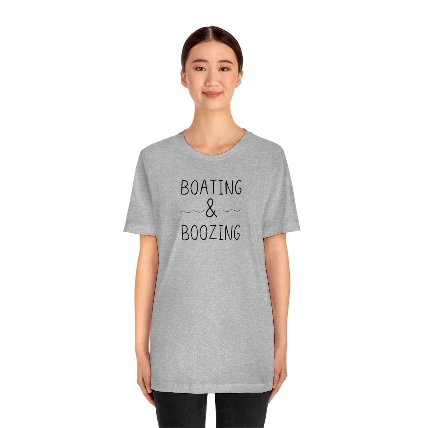 Boating & Boozing Unisex Jersey Short Sleeve Tee