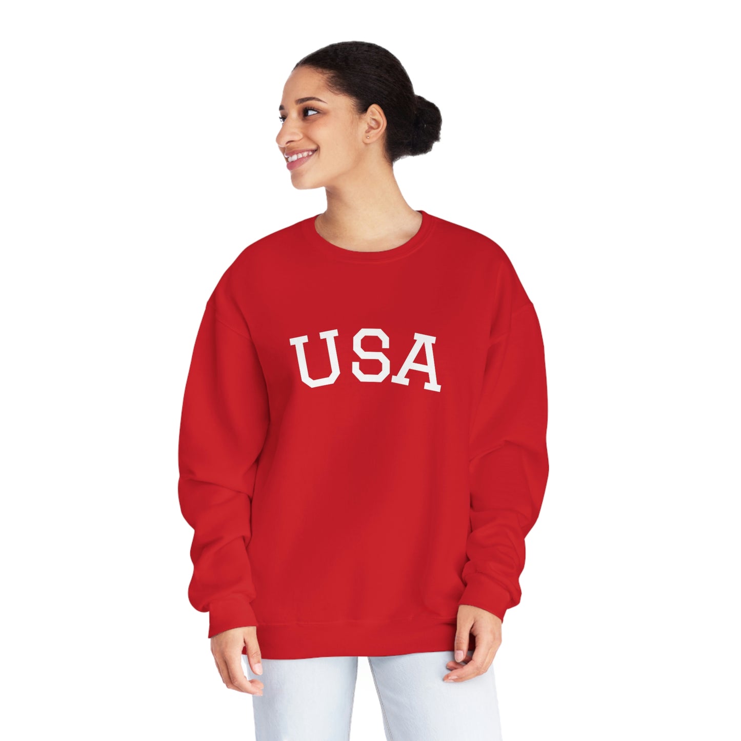 USA Unisex NuBlend® Crewneck Sweatshirt