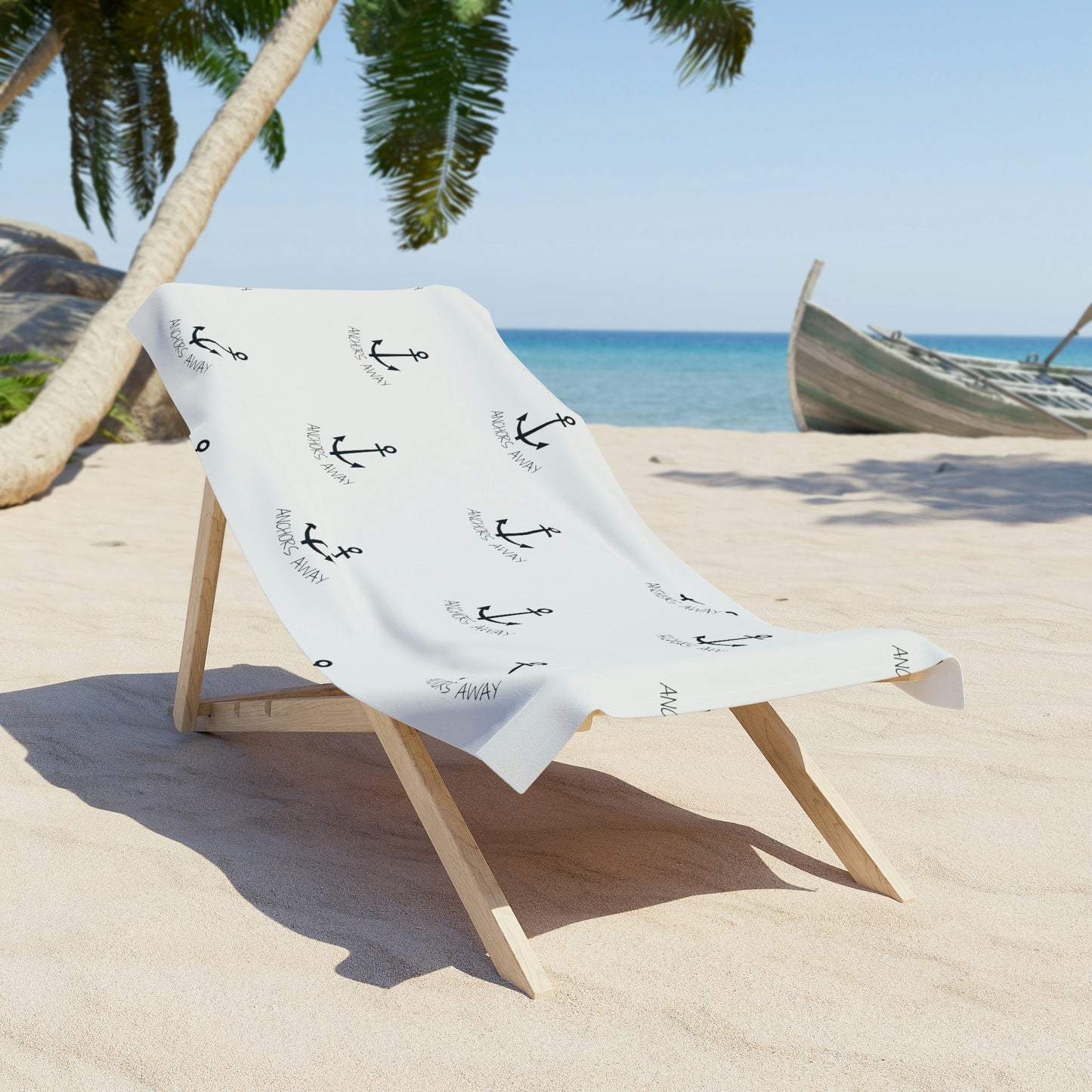 Anchors Away Beach Towel