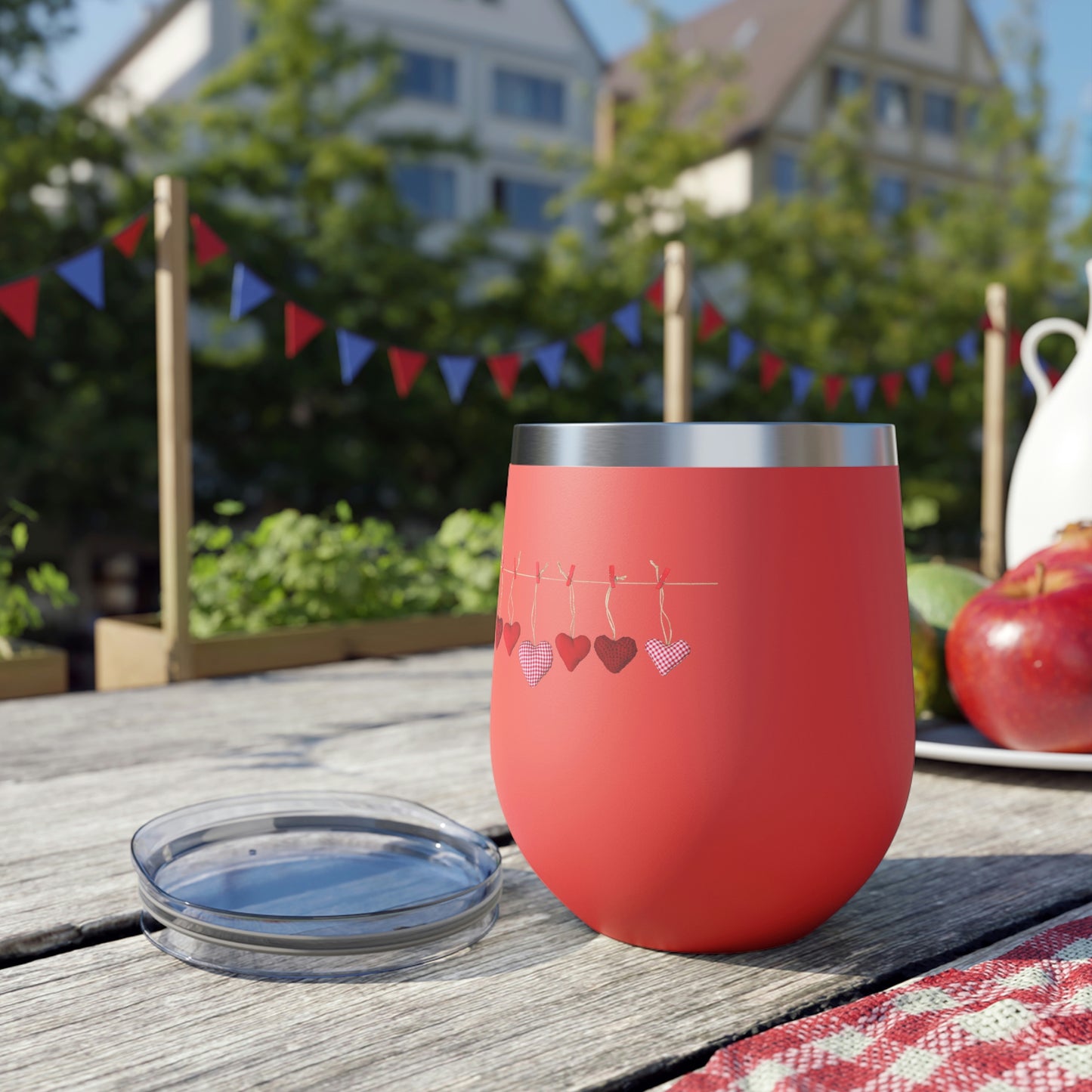 Heart String Copper Vacuum Insulated Cup, 12oz
