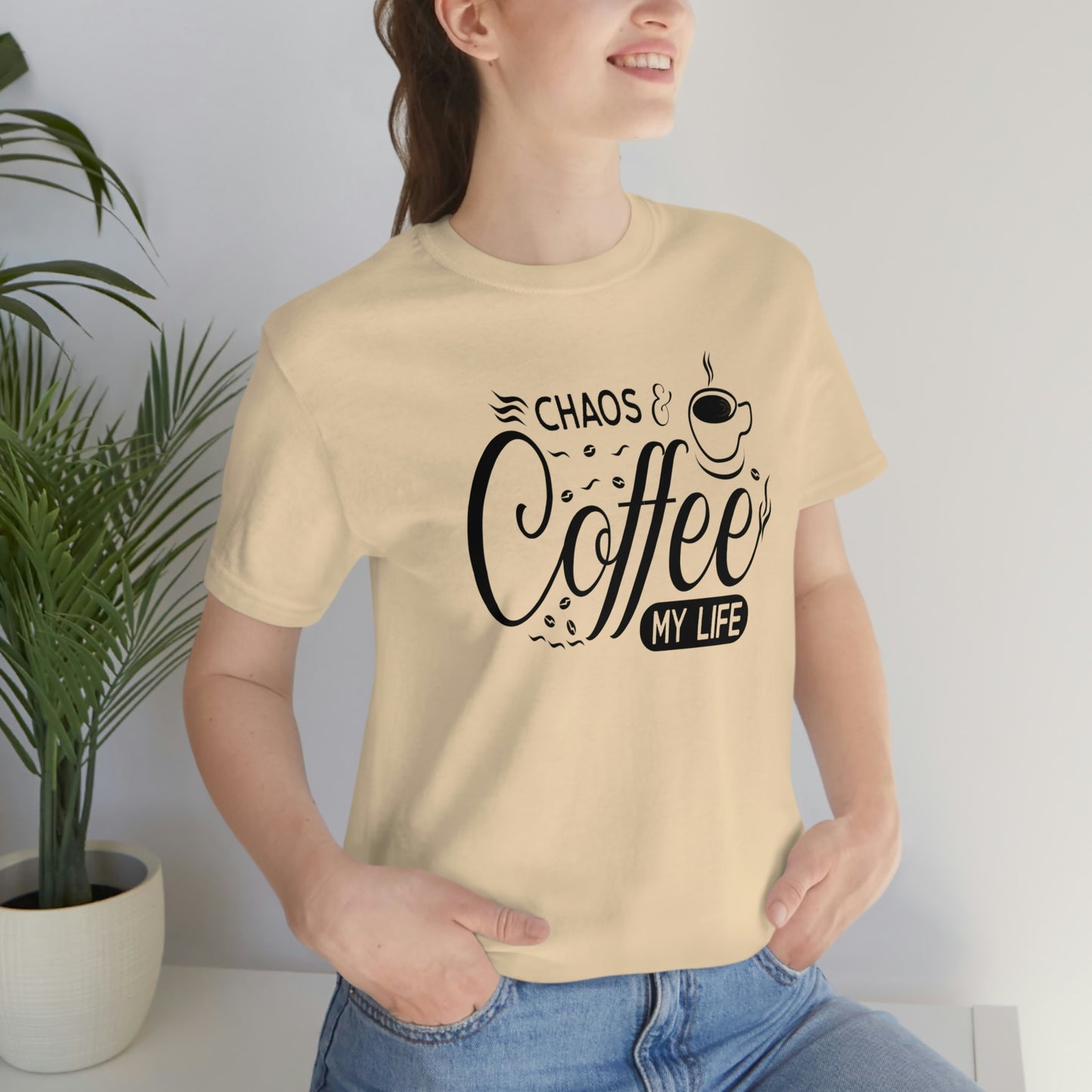 Chaos Coffee Unisex Jersey Short Sleeve Tee