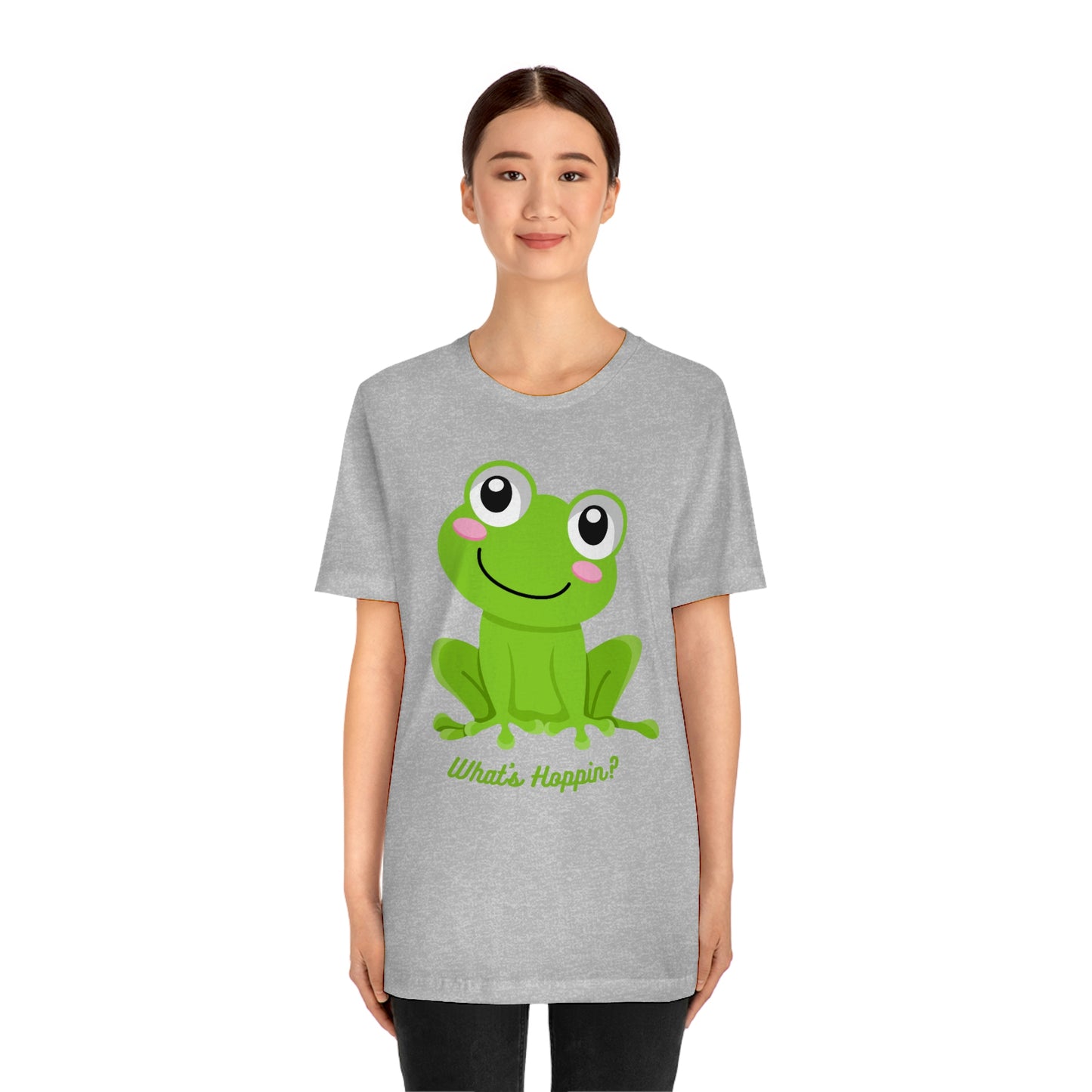 What's Hoppin? Frog Unisex Jersey Short Sleeve Tee