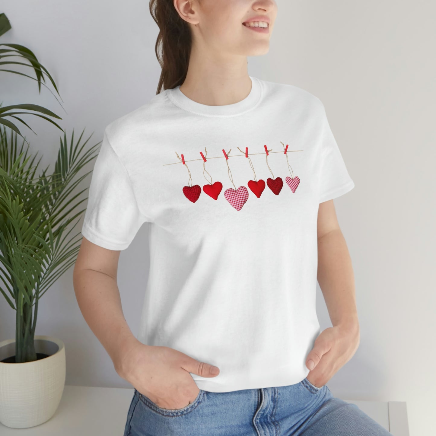 Heart String Unisex Jersey Short Sleeve Tee