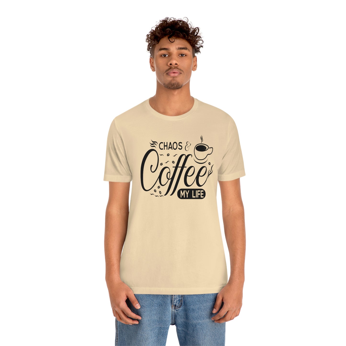Chaos Coffee Unisex Jersey Short Sleeve Tee
