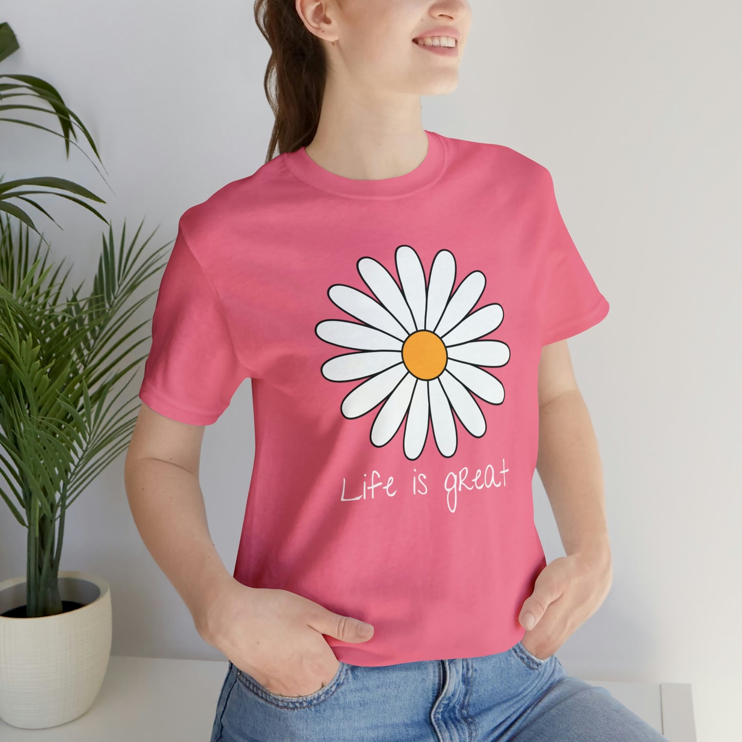 Life is great Unisex Jersey Short Sleeve Tee