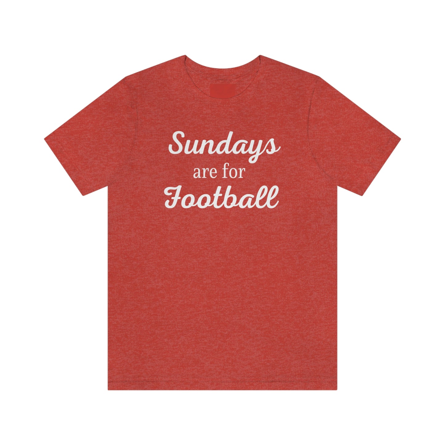 Sundays are for Football Unisex Jersey Short Sleeve Tee