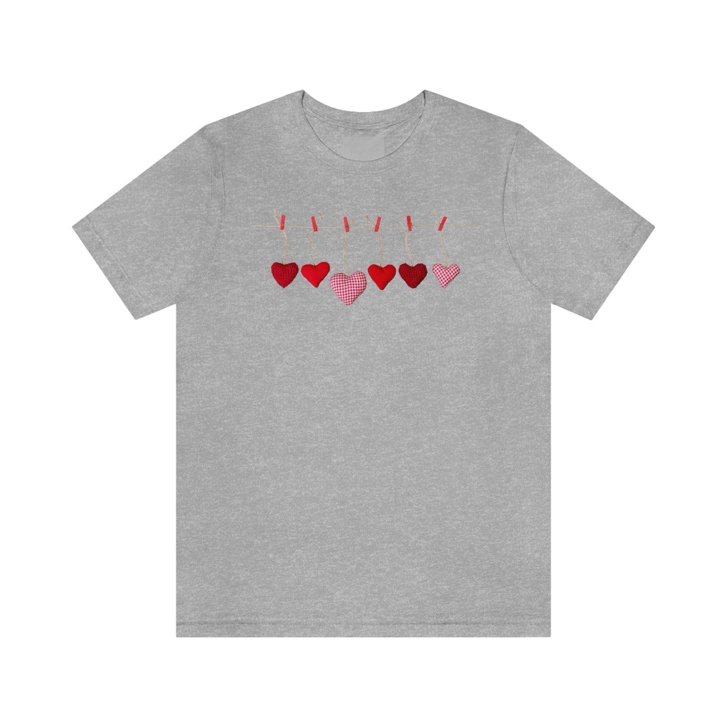 Heart String Unisex Jersey Short Sleeve Tee