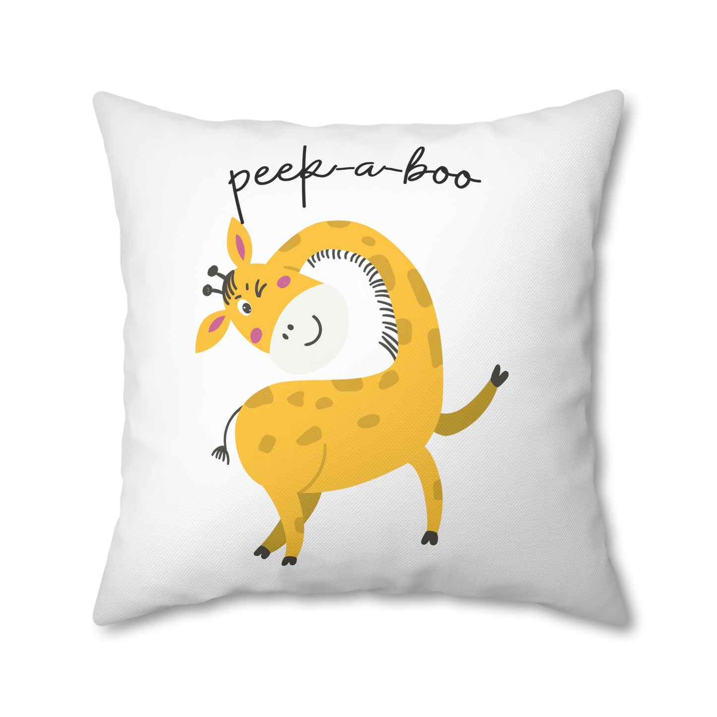 Giraffe Spun Polyester Pillowcase