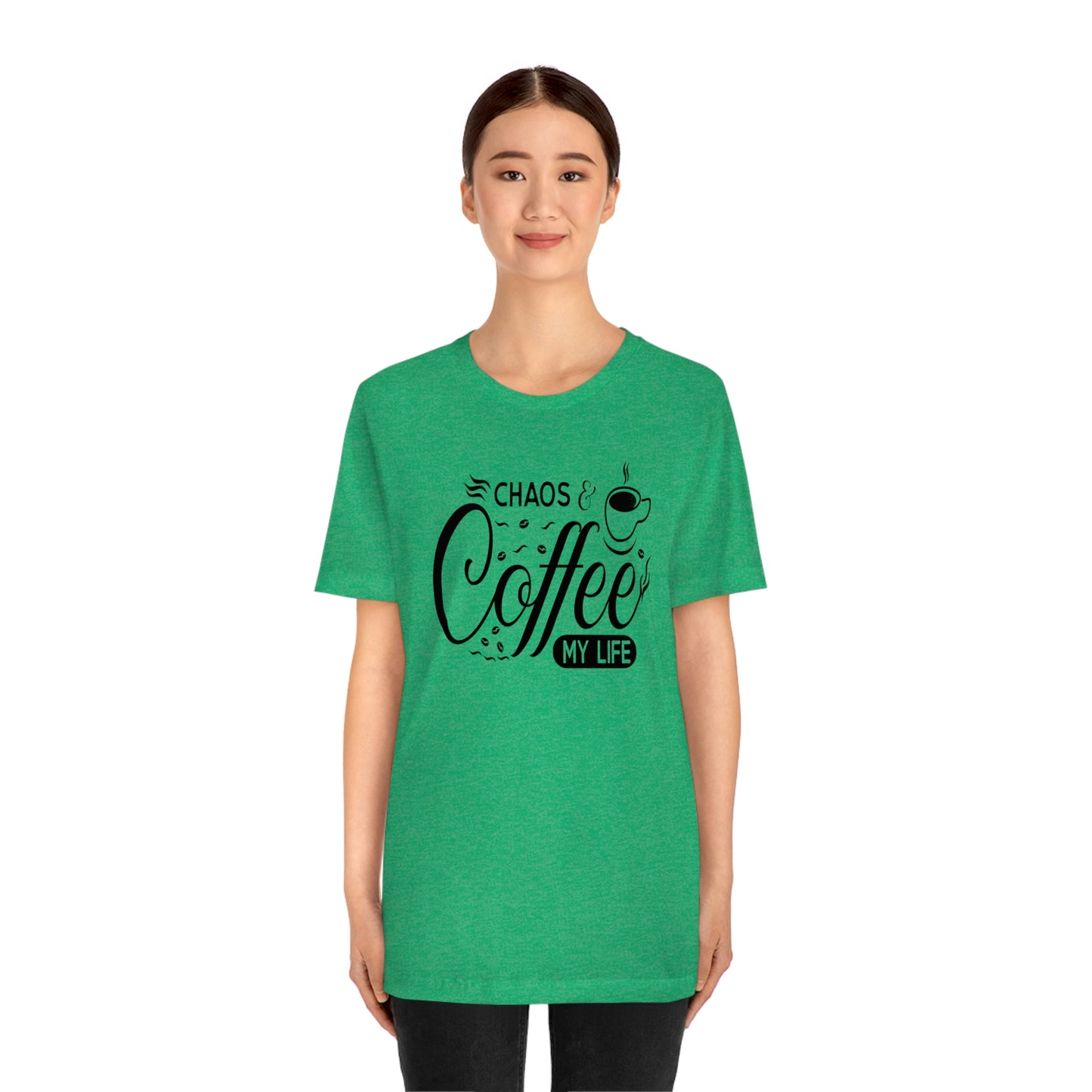 Chaos Coffee Unisex Jersey Short Sleeve Tee