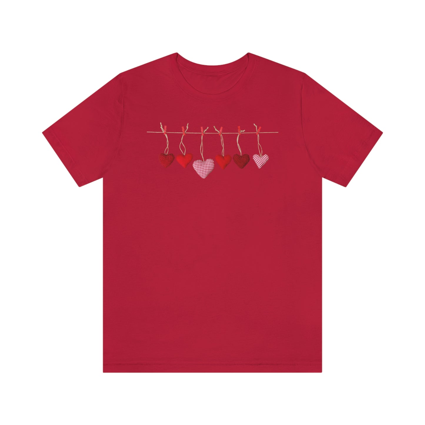 Heart String Unisex Jersey Short Sleeve Tee