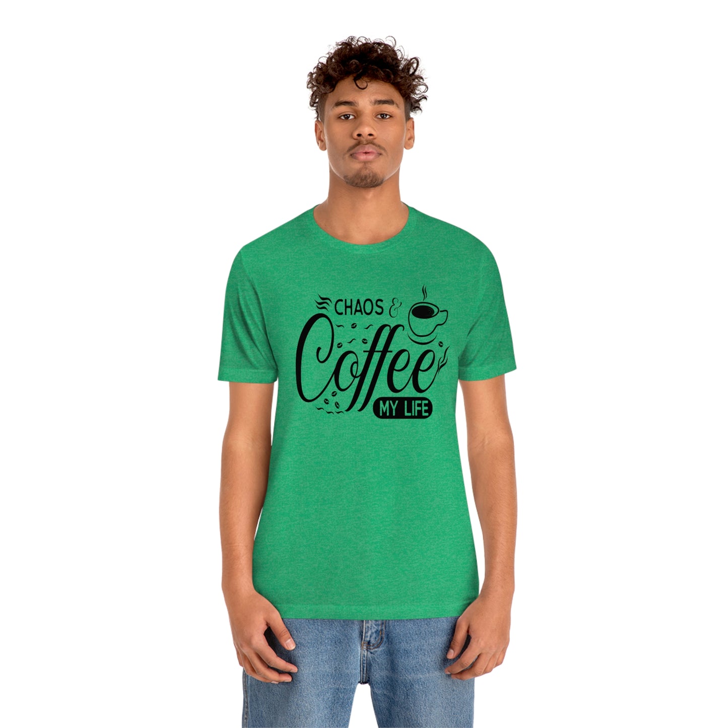 Chaos Coffee Unisex Jersey Short Sleeve Tee