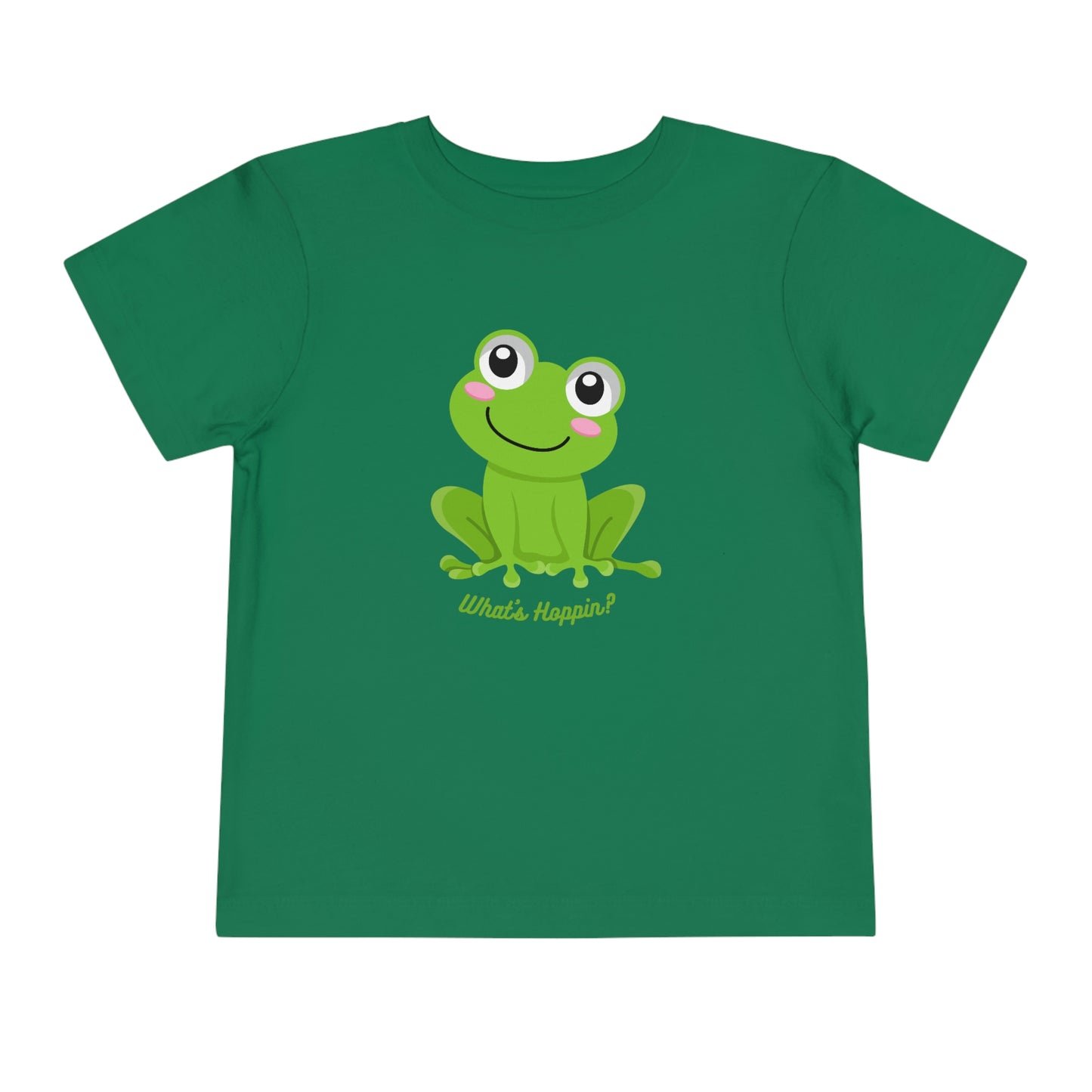 What's Hoppin? Frog Toddler Short Sleeve Tee