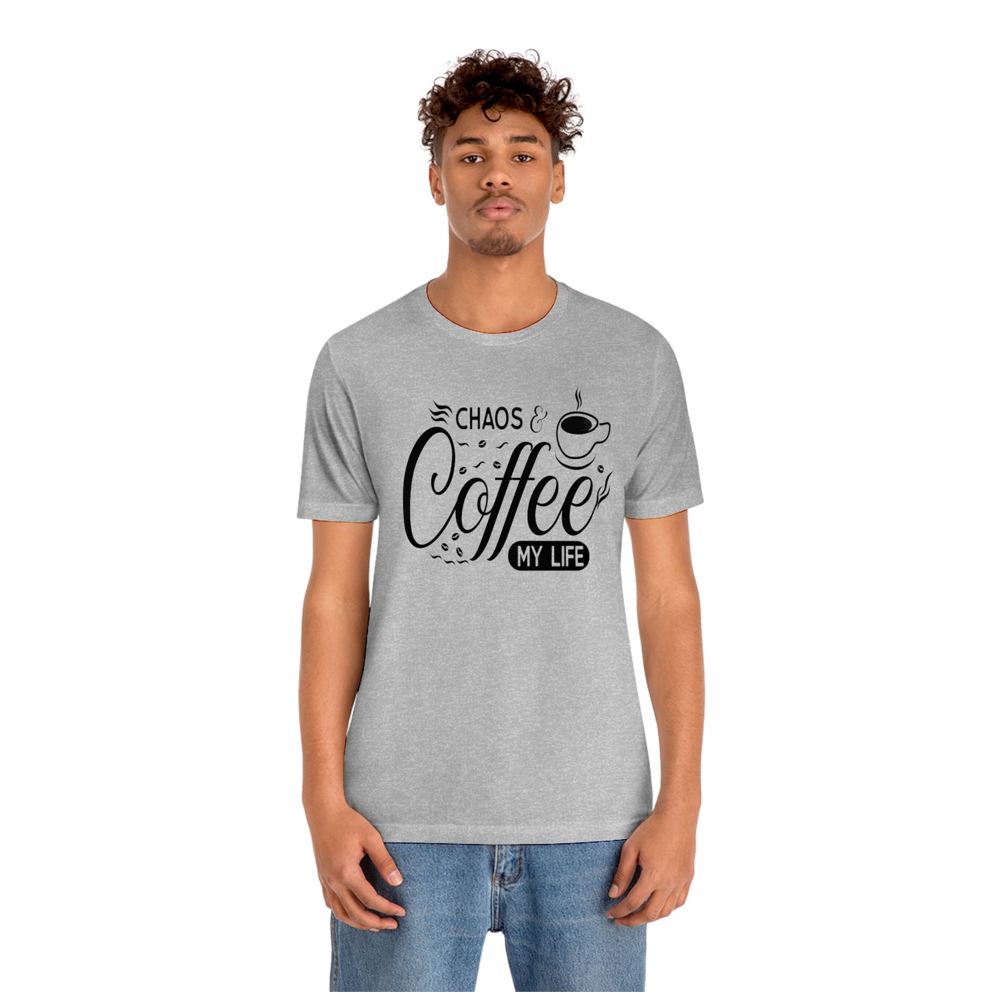 Chaos Coffee Unisex Jersey Short Sleeve Tee