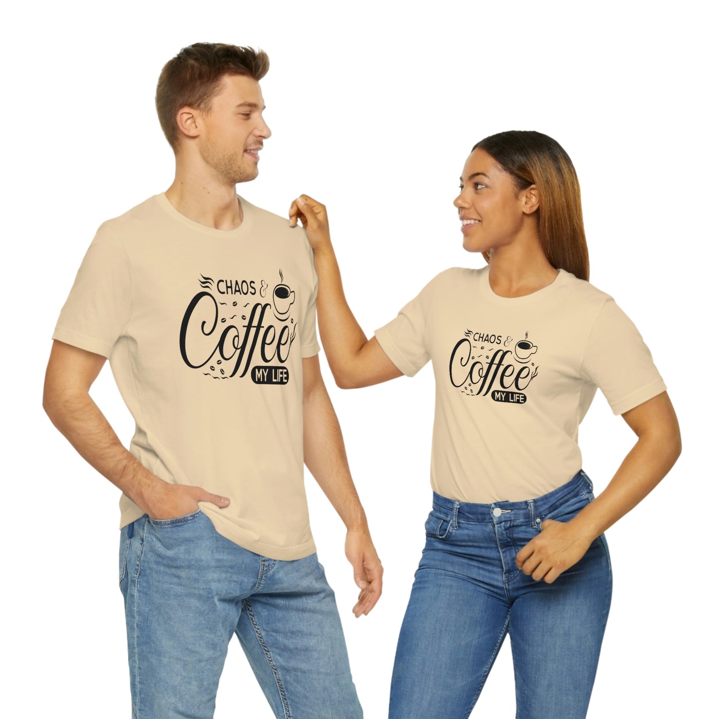 Chaos Coffee Unisex Jersey Short Sleeve Tee