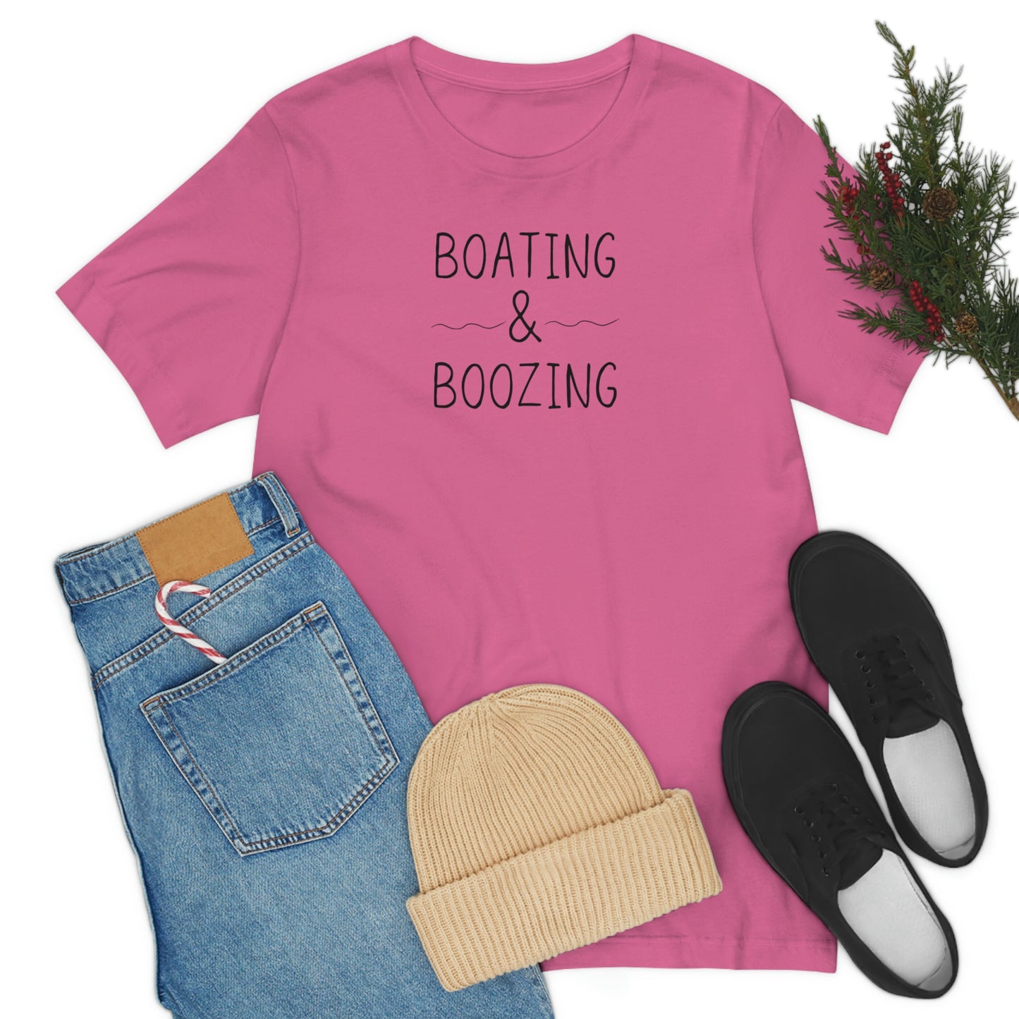 Boating & Boozing Unisex Jersey Short Sleeve Tee