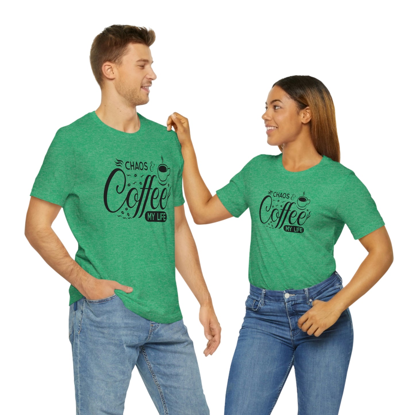 Chaos Coffee Unisex Jersey Short Sleeve Tee