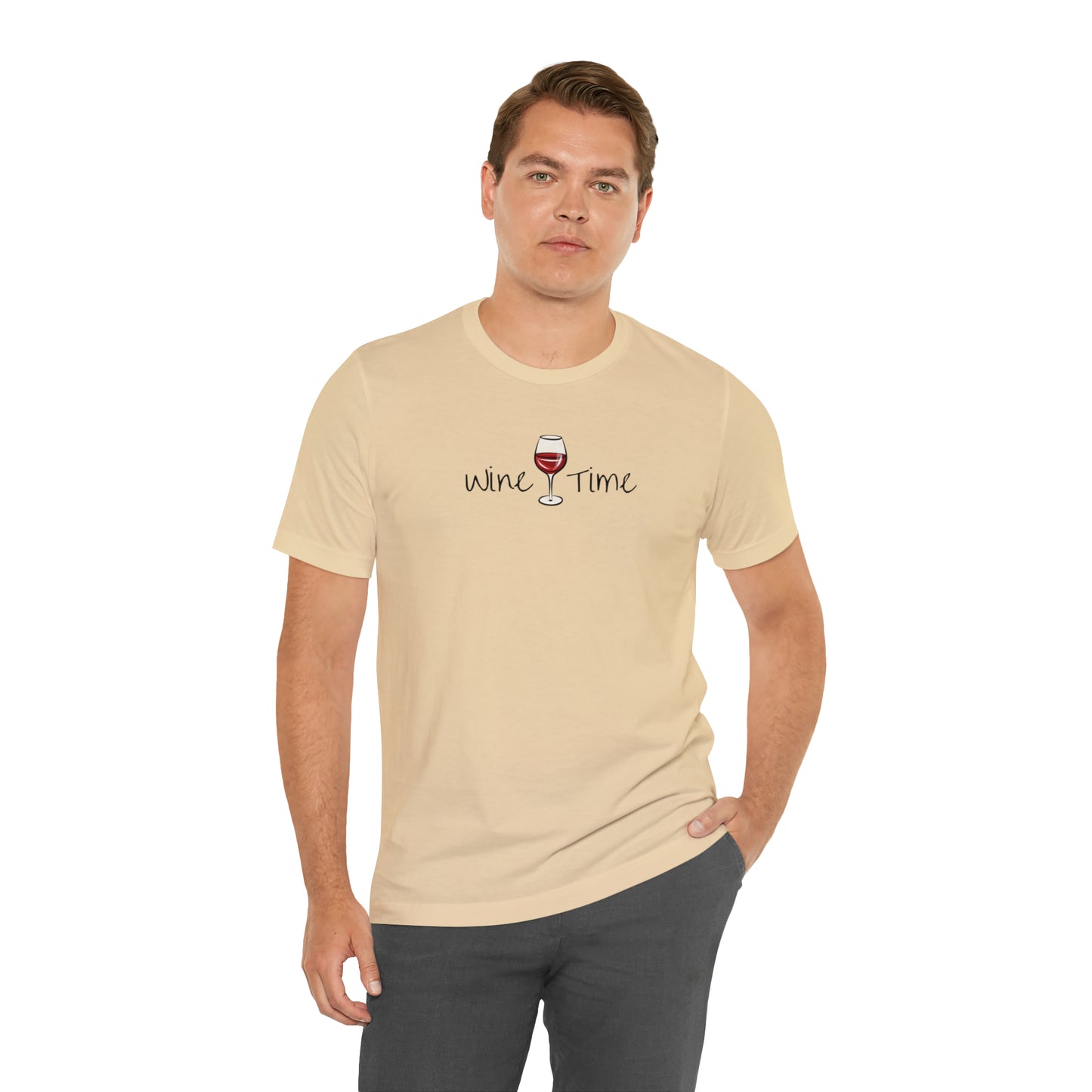 Wine Time Unisex Jersey Short Sleeve Tee
