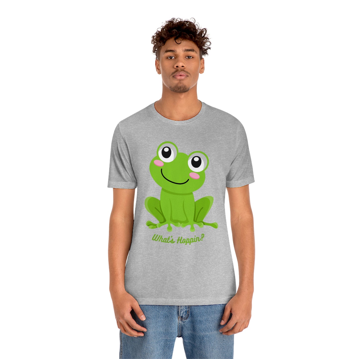 What's Hoppin? Frog Unisex Jersey Short Sleeve Tee