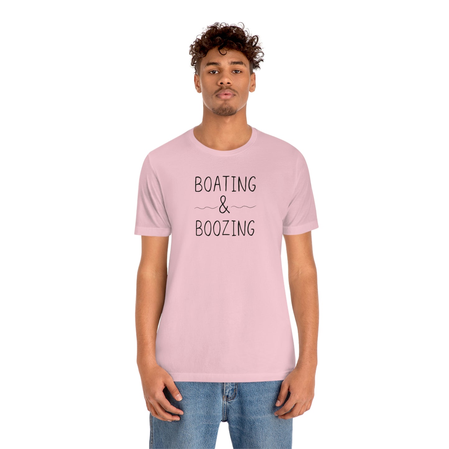 Boating & Boozing Unisex Jersey Short Sleeve Tee