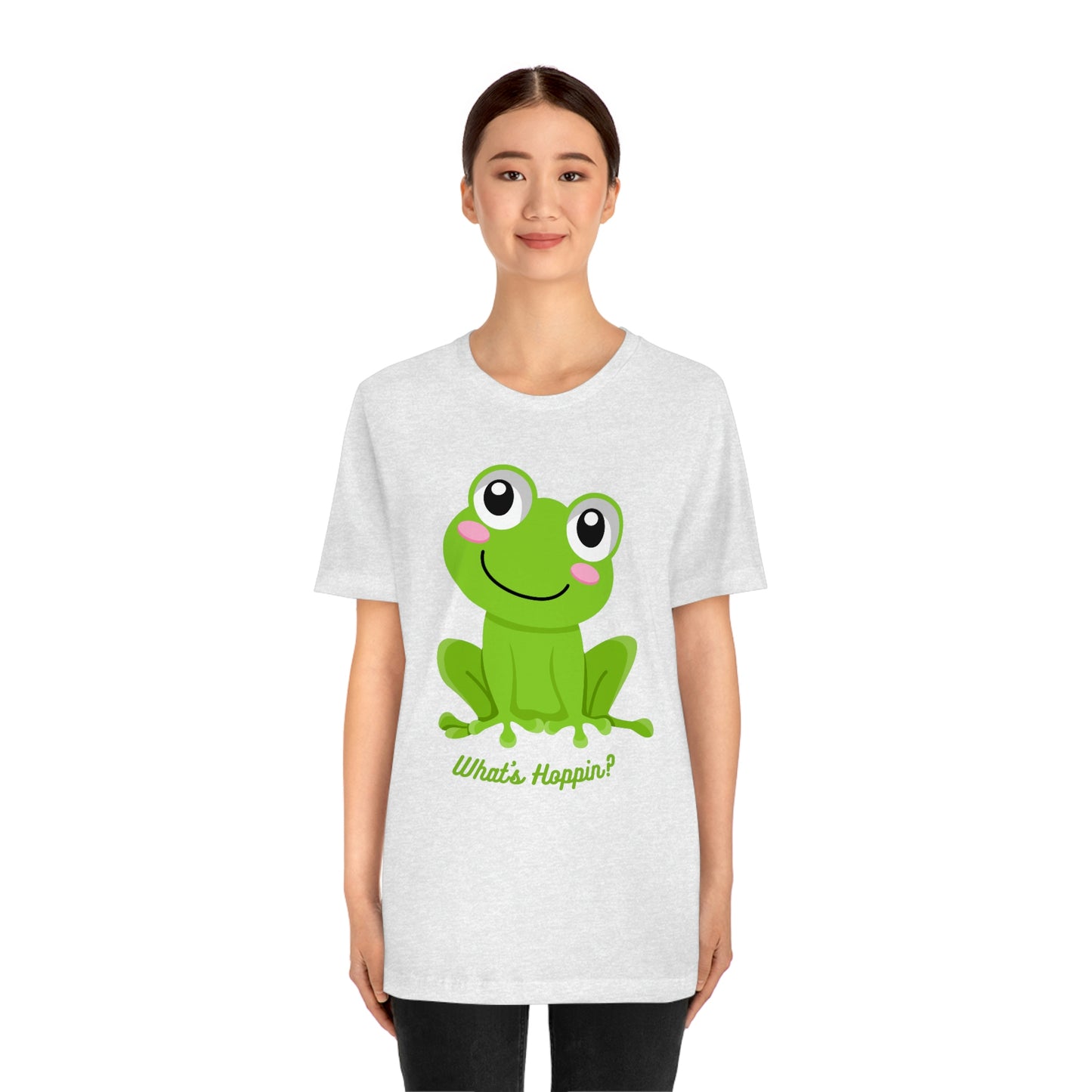 What's Hoppin? Frog Unisex Jersey Short Sleeve Tee