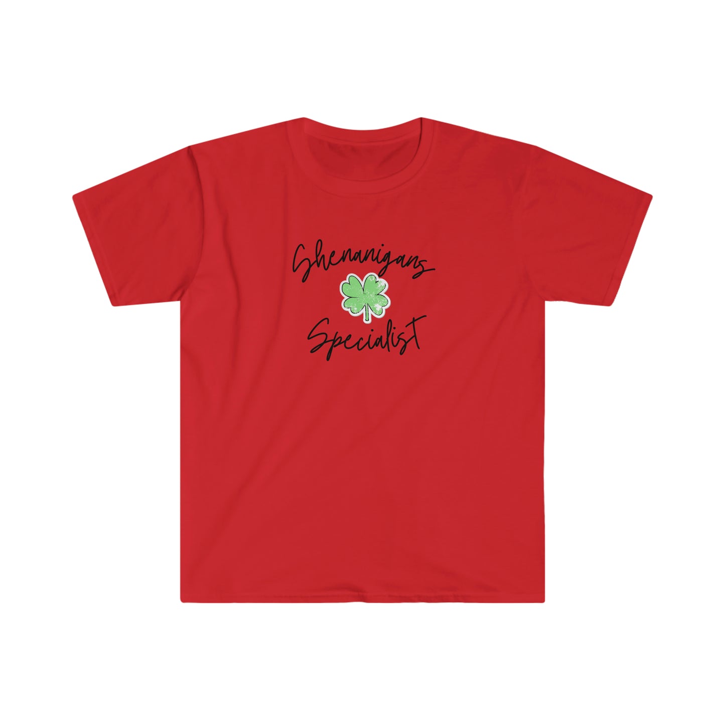 Shenanigans Specialist Shamrock Unisex Softstyle T-Shirt