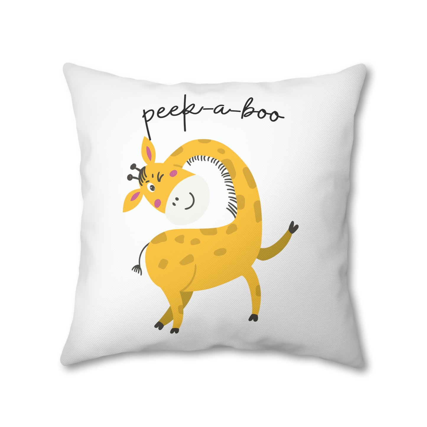 Giraffe Spun Polyester Pillowcase