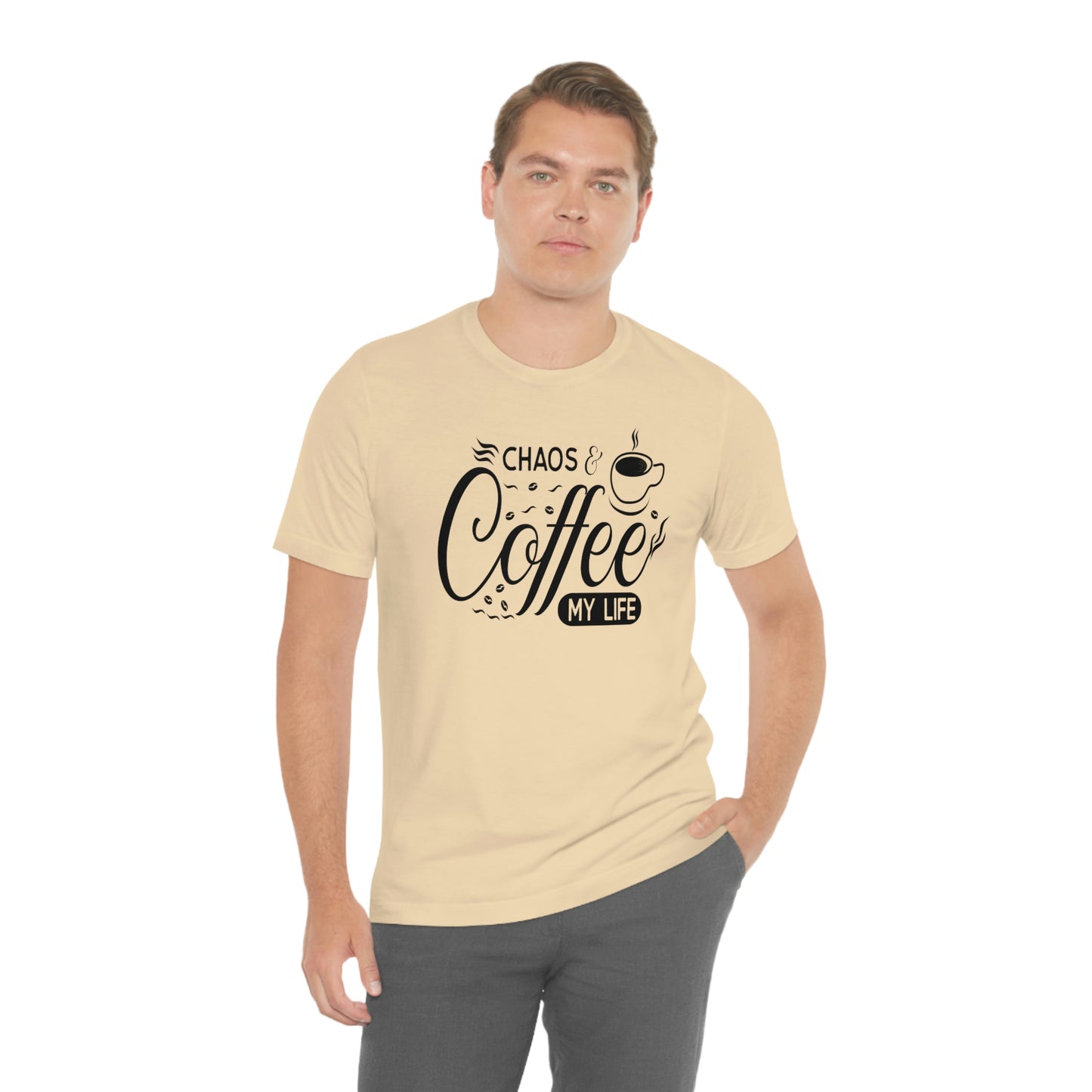 Chaos Coffee Unisex Jersey Short Sleeve Tee