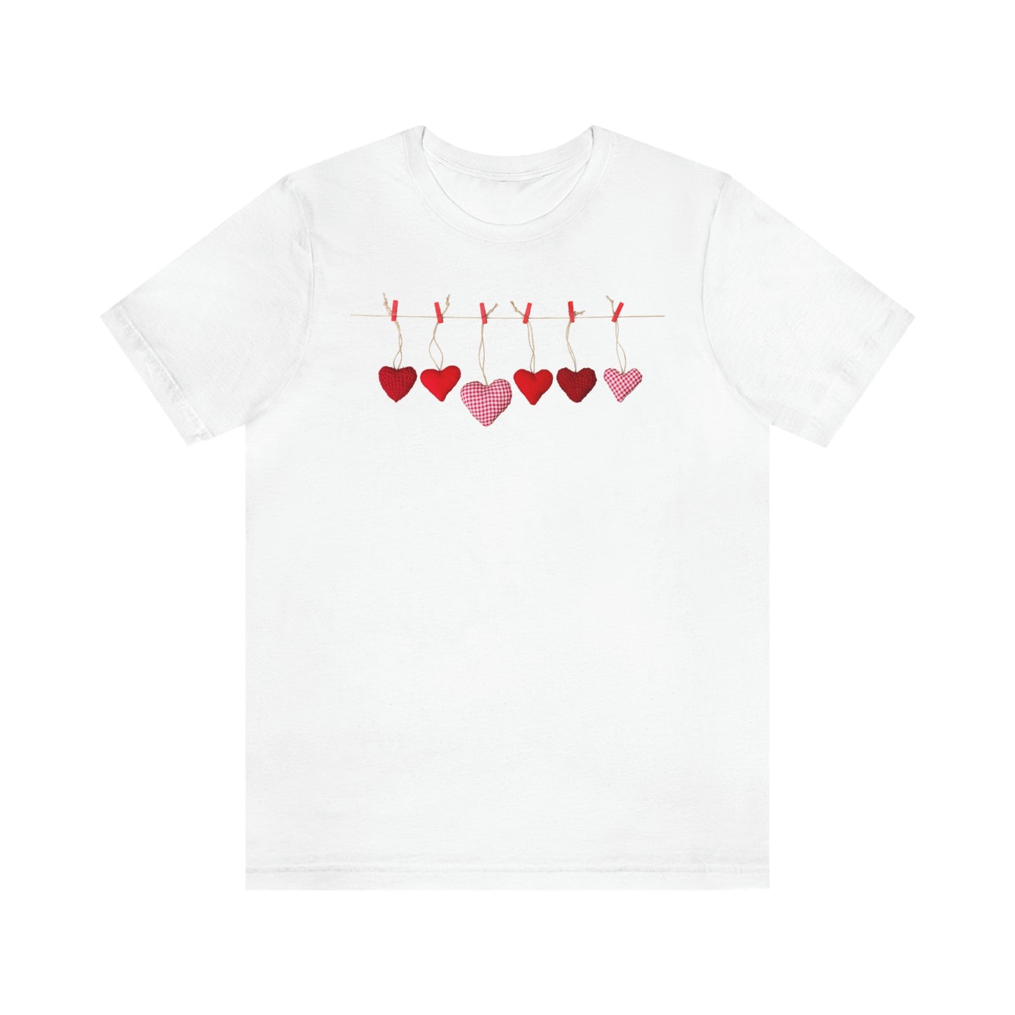 Heart String Unisex Jersey Short Sleeve Tee