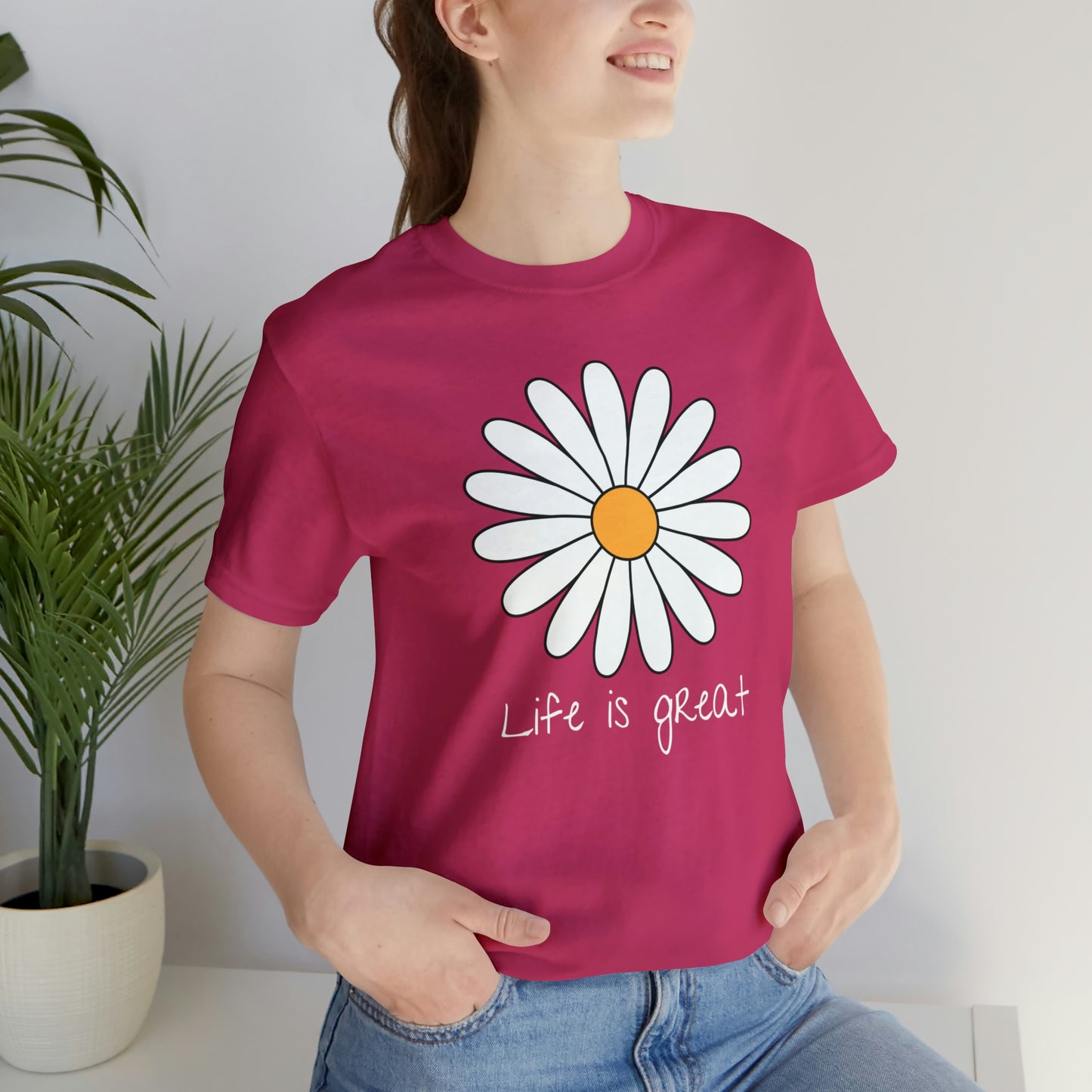 Life is great Unisex Jersey Short Sleeve Tee