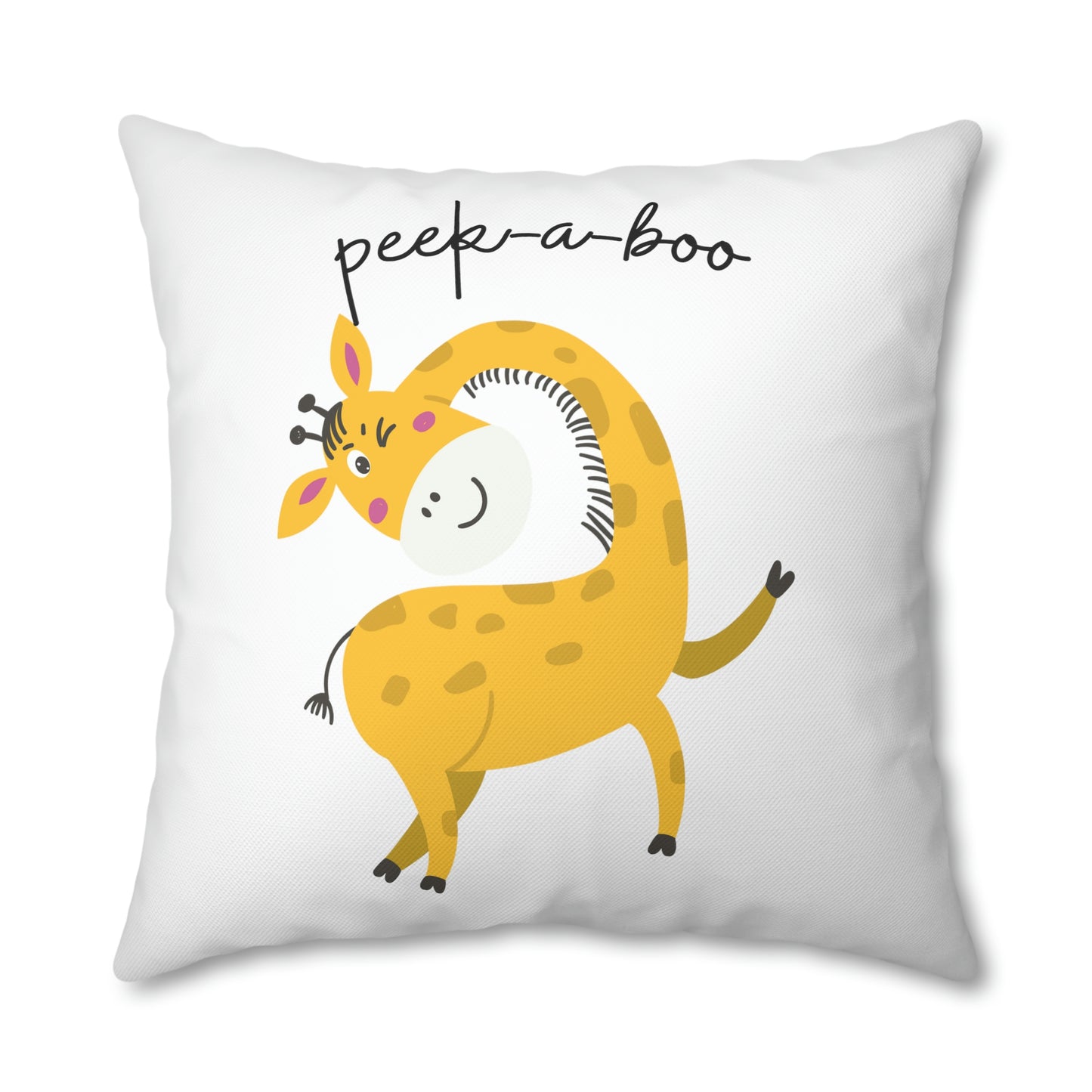 Giraffe Spun Polyester Pillowcase