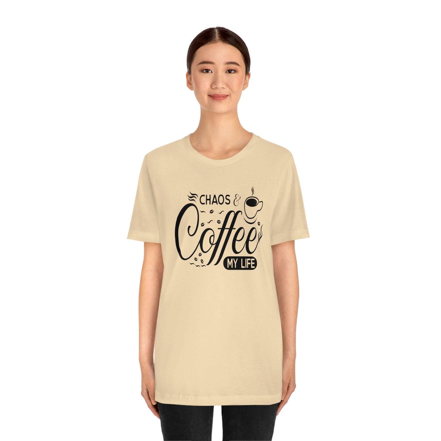 Chaos Coffee Unisex Jersey Short Sleeve Tee