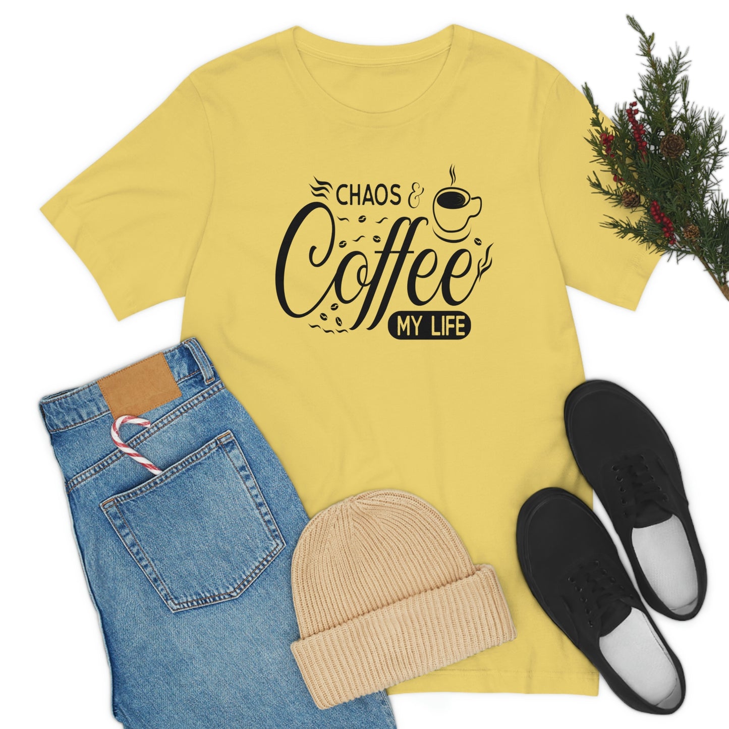 Chaos Coffee Unisex Jersey Short Sleeve Tee