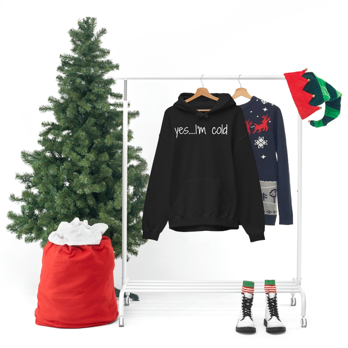 Yes I'm Cold Unisex Heavy Blend Hooded Sweatshirt