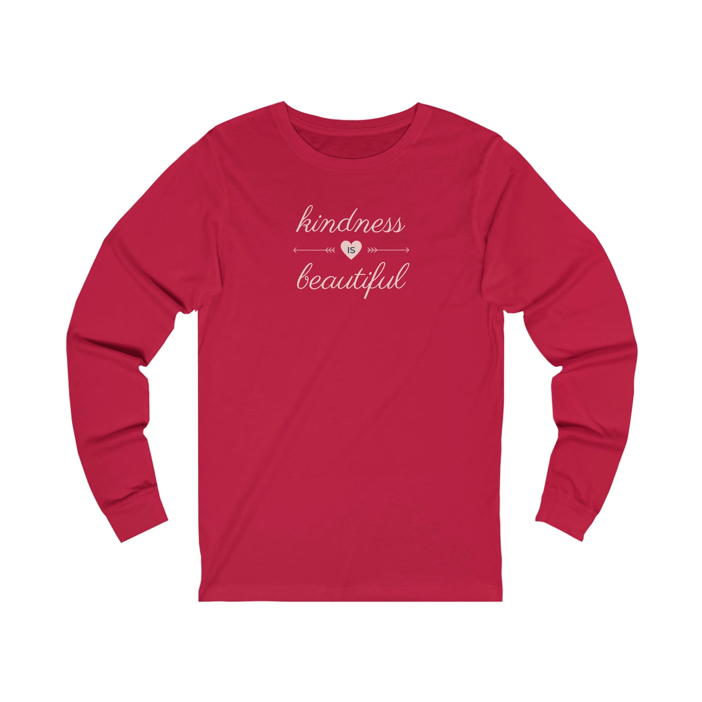 Kindness is Beautiful Unisex Jersey Long Sleeve Tee