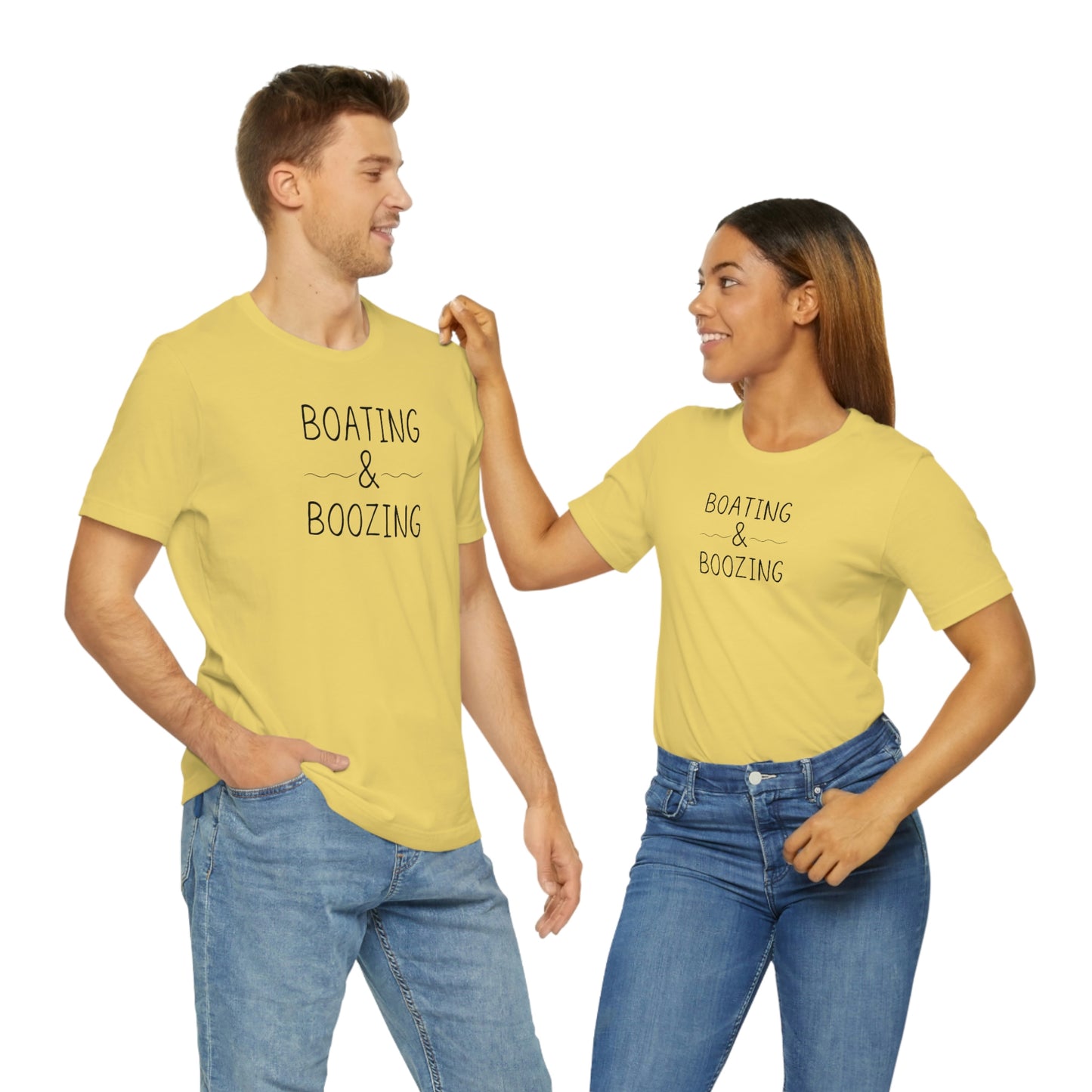 Boating & Boozing Unisex Jersey Short Sleeve Tee