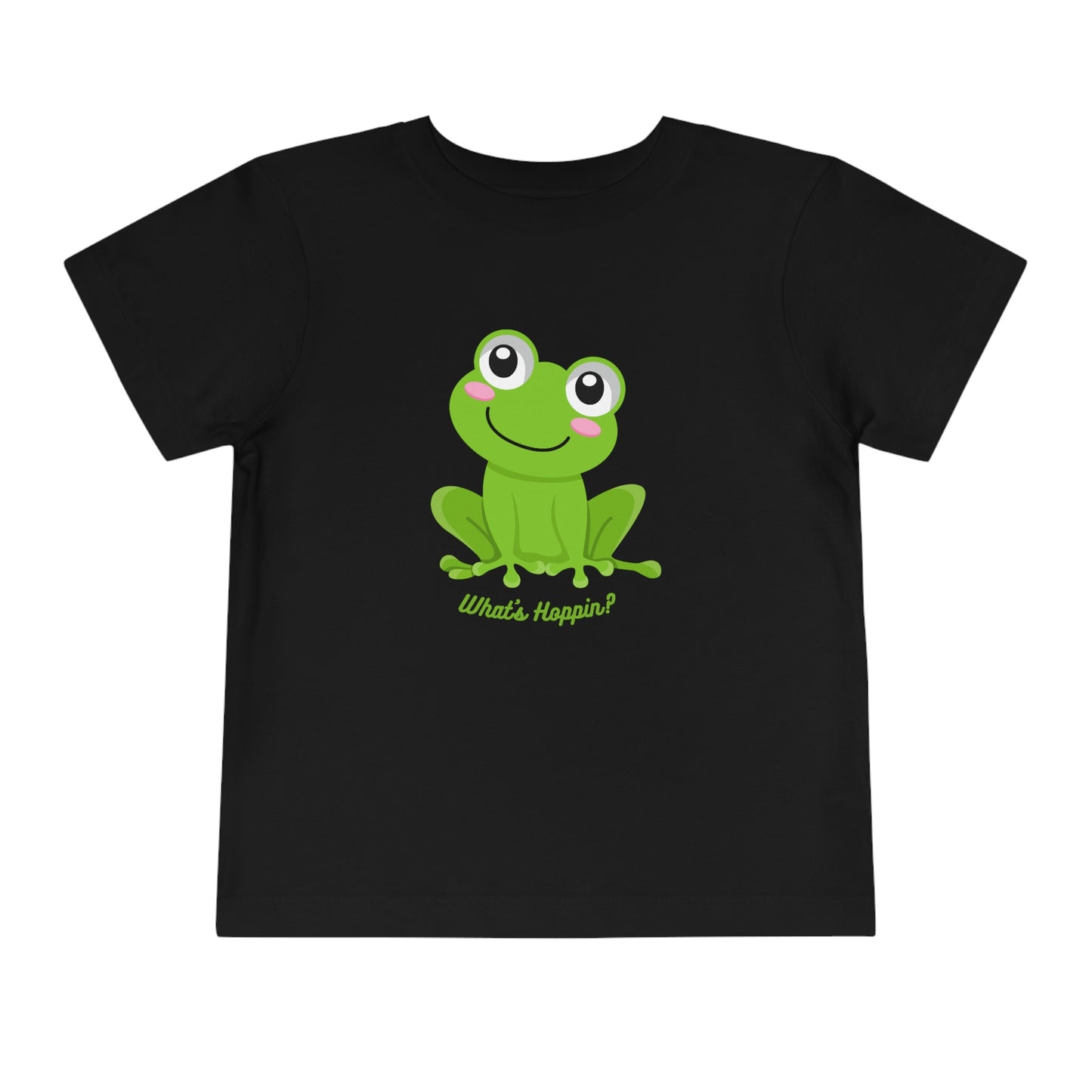 What's Hoppin? Frog Toddler Short Sleeve Tee