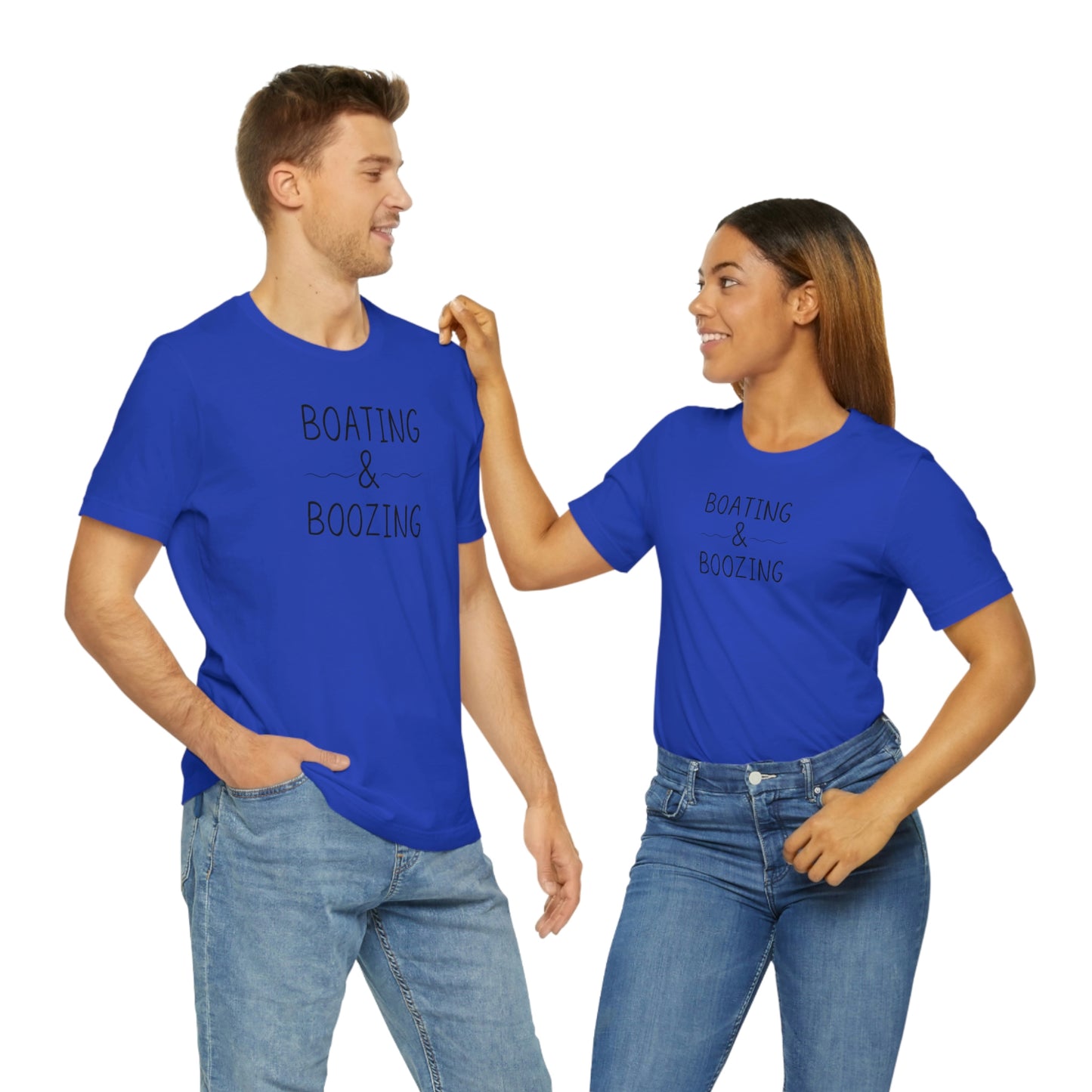 Boating & Boozing Unisex Jersey Short Sleeve Tee