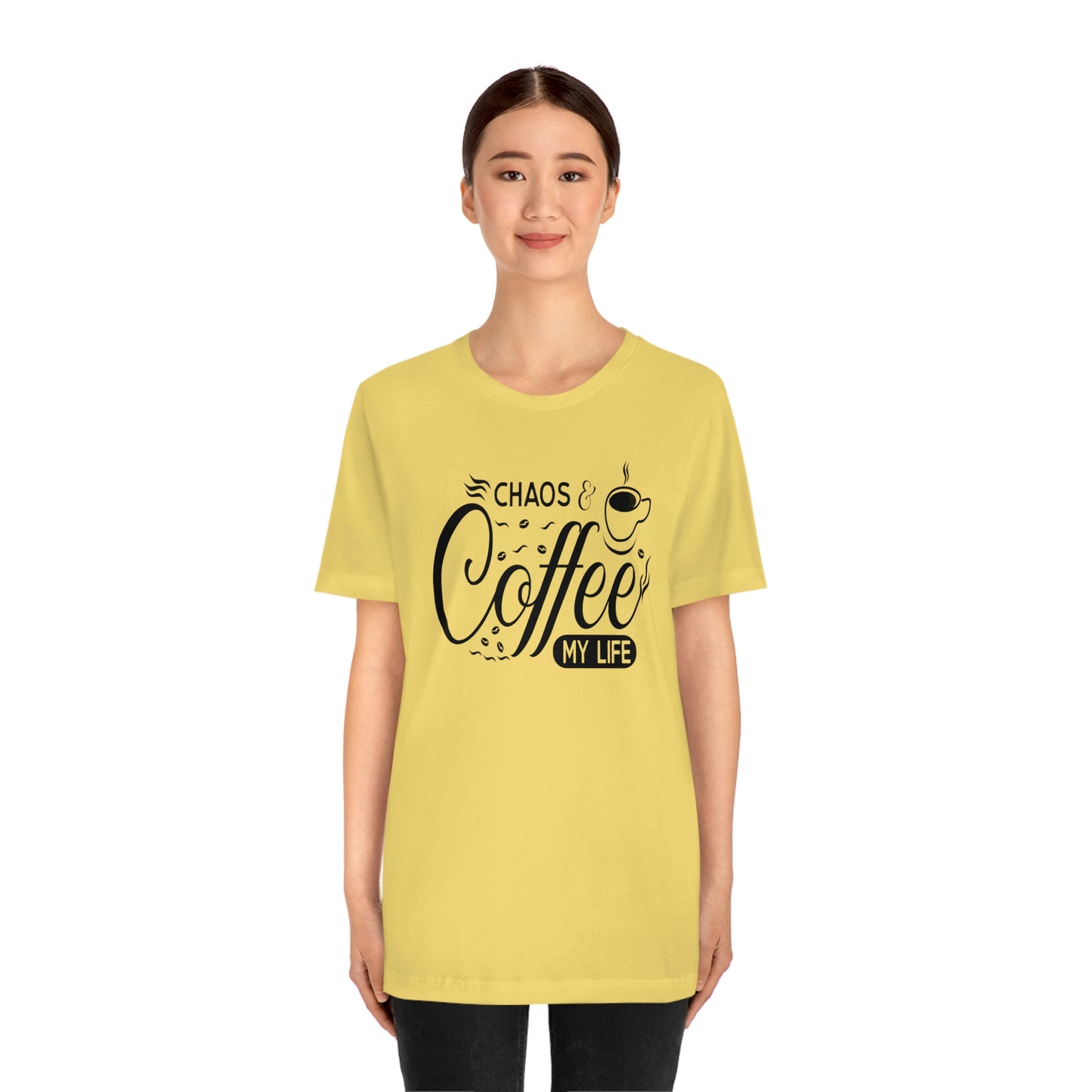Chaos Coffee Unisex Jersey Short Sleeve Tee