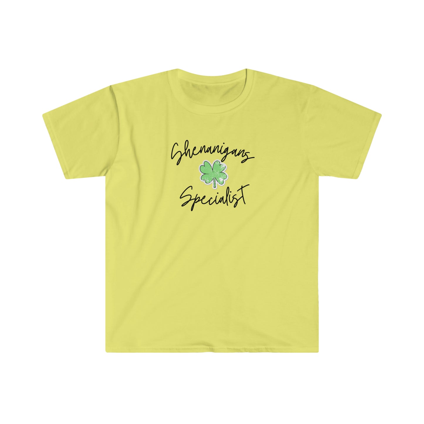 Shenanigans Specialist Shamrock Unisex Softstyle T-Shirt