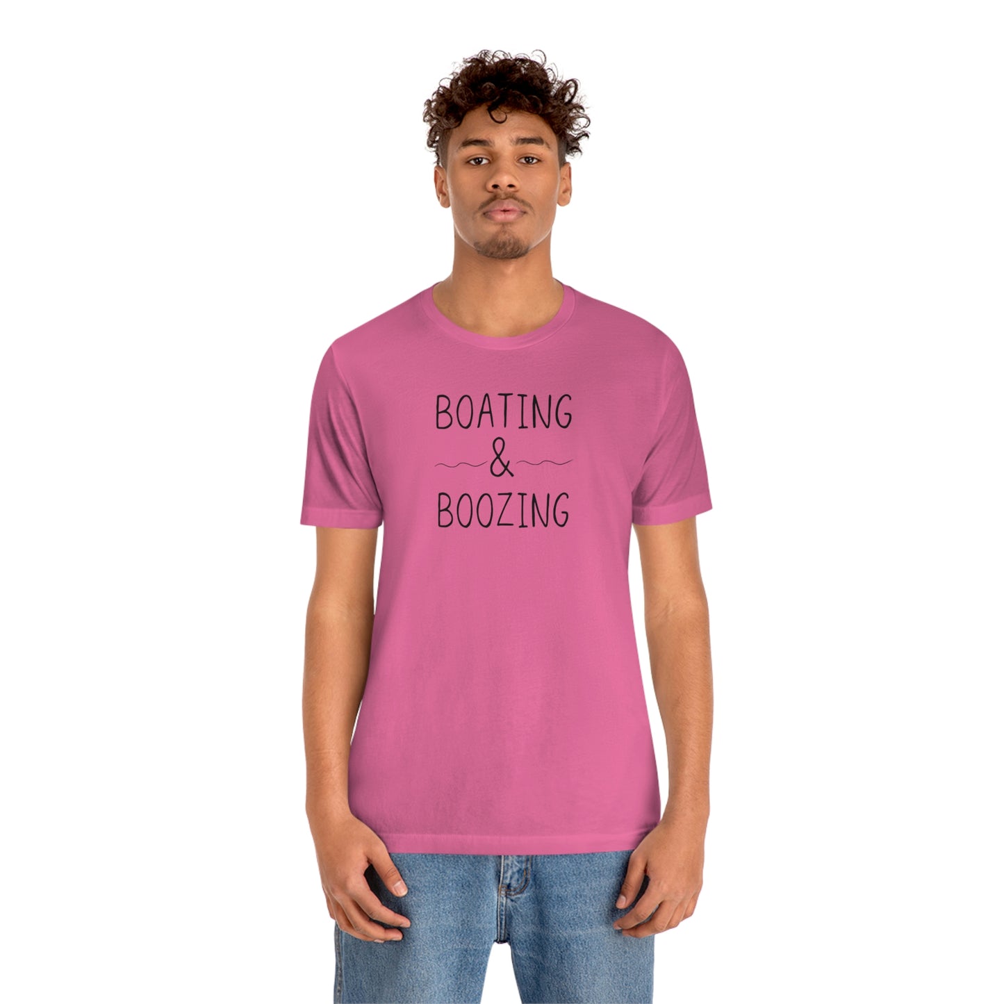 Boating & Boozing Unisex Jersey Short Sleeve Tee